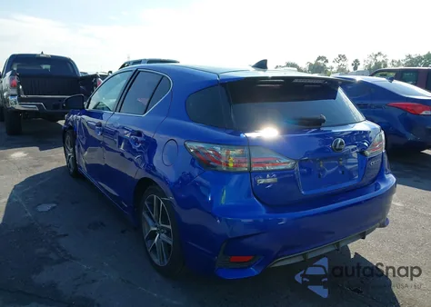 2015 Lexus Ct 200H из США, поврежденный, VIN JTHKD5BH5F2240704